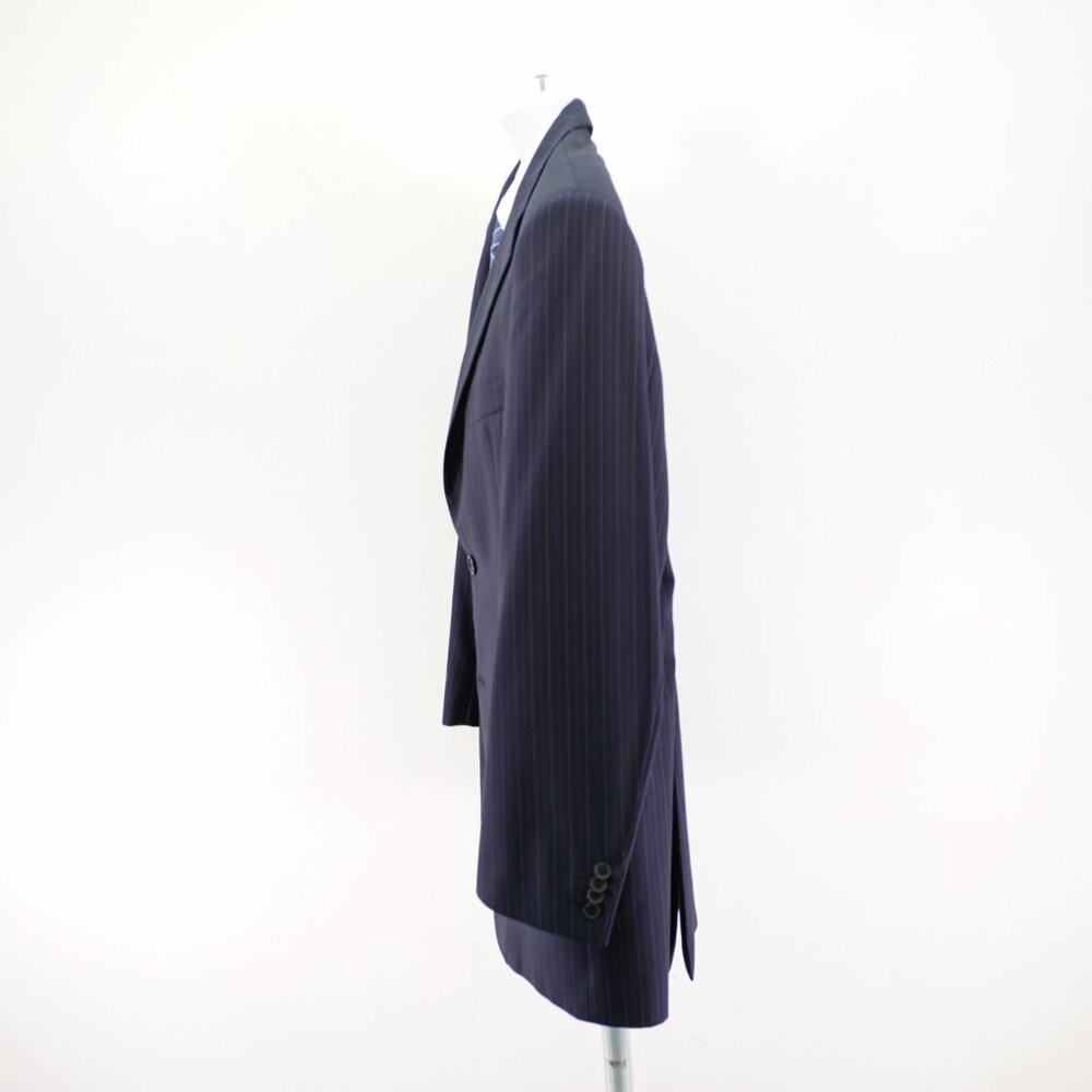 Coppley Vitale Barberis Canonico Super 130s Wool Gray 2 Piece Suit 42L 37 / 30 S - Picture 10 of 16